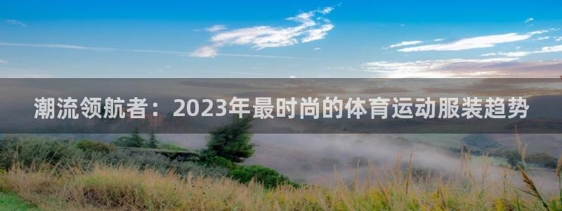 3377体育平台正规吗怎么样：潮流领